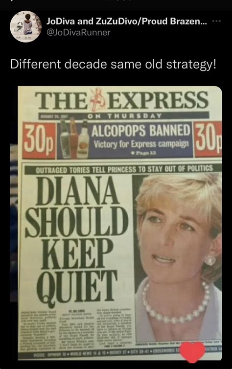 British Tabloid Headline About Princess Diana That Is Reminiscent Of