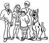 Scooby Doo Amis Personnages Scoob Colorat Sheet Usable Coloringme Planse Coloringhome Shaggy sketch template