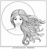 Pages Coloring Hair Crazy Getcolorings sketch template