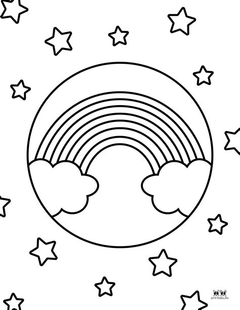 rainbow  coloring pages motherhood