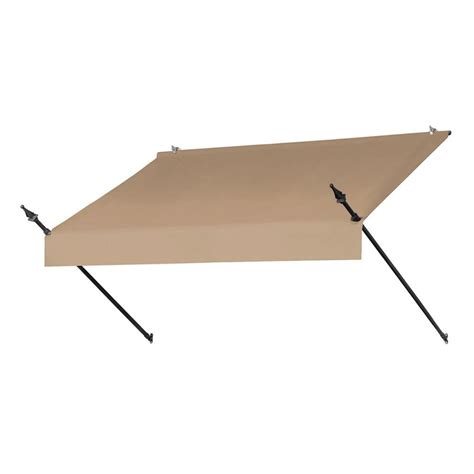 awnings   box  ft designer manually retractable awning   projection  sand