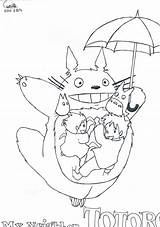 Totoro Coloriage Mon Voisin Ghibli Imprimer Neighbor Letscolorit Coloringhome Mieux 塗り絵 トトロ Wallpaperartdesignhd Colorier アイデア する アクセス sketch template