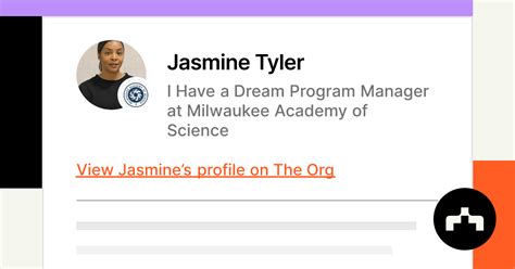 jasmine tyler i have a dream program manager at milwaukee academy of