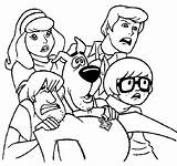 Coloring Pages Doo Scooby Monster Popular Incorporated Mystery sketch template