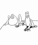 Bob Al Jungle Bunch Coloring Rescue Frogs Tosti Alaux Eric David sketch template