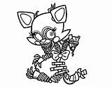 Fnaf Mangle Coloring Pages Nights Five Drawing Freddy Printable Drawings Freddys Games Print Colorear Color Getcolorings Characters Book Fredd Clipartmag sketch template