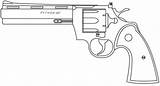 Colt Python Drawing Revolver Valiant 357 Tattoo Desenho Arma Deviantart Salvo Do Combine Icons sketch template