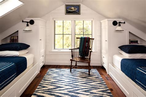 dusty attic   classic cottage bedroom  architectural digest