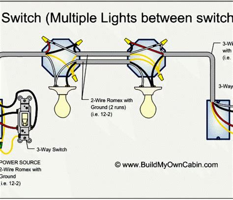 switch wiring diagram multiple lights cadicians blog