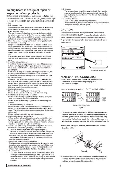 clarion dbrmp dbrmp sm service manual  schematics eeprom repair info