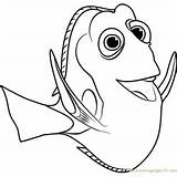 Dory Coloring Pages Nemo Fish Finding Clipart Ray Drawing Color Coloringpages101 Baby Printable Cartoon Print Getcolorings Getdrawings Mr Template Pdf sketch template