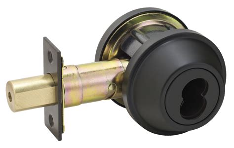 double cylinder deadbolt  sfic ic core  oil rubbed bronze apartment door locks