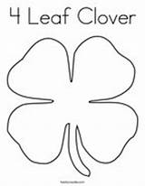 Coloring Clover Leaf St Pages Patrick Shamrock Patricks Trace Color Shamrocks Clovers Twistynoodle sketch template