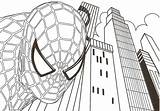 Spider Spiderman Spectacular sketch template