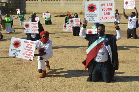 Unemployed Graduates Protest In Pretoria Elitsha