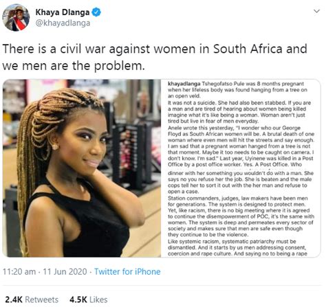 our lives are in danger south african women cry out