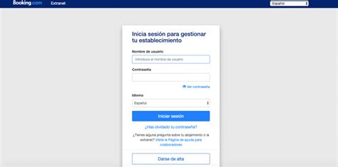 extranet booking admin  escomo entrarque puedes gestionar