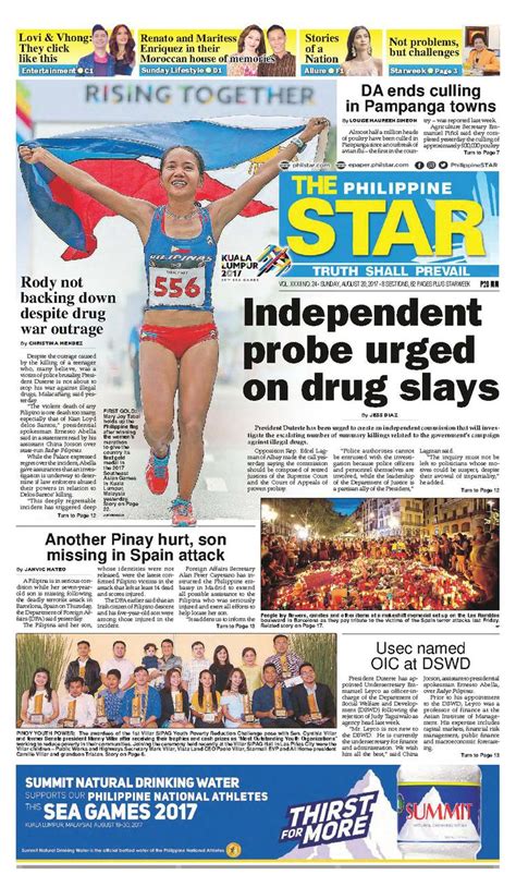 philippine star newspaper  august  gramedia digital
