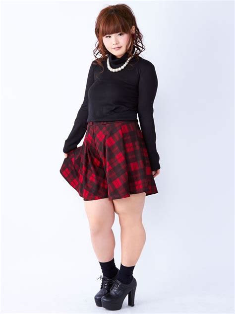 cute skirt combo plus size fashion pinterest asian