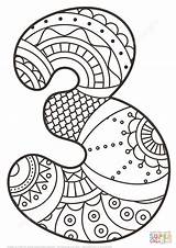 Coloring Number Pages Numbers Zentangle Printable Preschool Crafts Mandala Kids Mandalas Fonts Math Sheets Category Color Bible Cartoons Select Animals sketch template