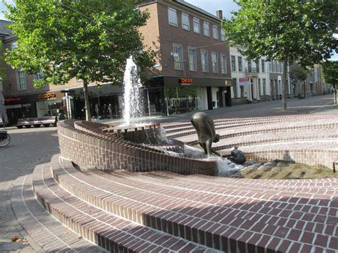 enschede centrum centrum netherlands holland fountain  pictures towns sweet home city