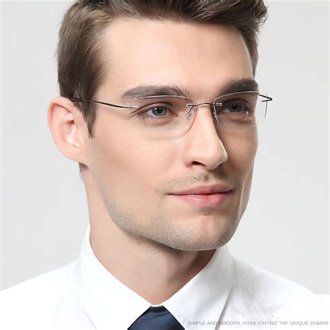 Cheap Rimless Mens Eyeglasses