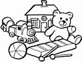 Toys Coloring Pages Kids Speelgoed Fun Coloringpages sketch template