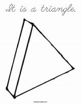 Coloring Triangle Cursive Built California Usa Twistynoodle sketch template