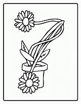Coloring Pot Flower Popular Library Clipart Book sketch template