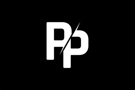 monogram pp logo design graphic  greenlines studios creative fabrica