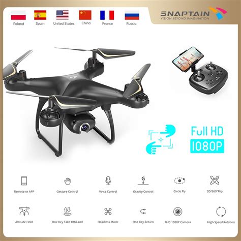 snaptain sp drone  camera pk hd  video camera drone