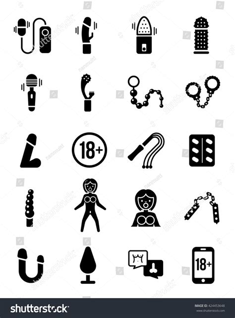 Sex Toy Vector Icon Set 424453648 Shutterstock