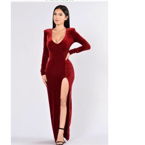 fashion nova dresses sexy red velvet dress poshmark