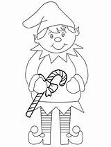 Coloring Elf Girl Pages Printable Shelf Christmas Comments sketch template