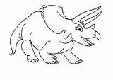Triceratops Dinosaure Dinosaurs Gratuitement 123dessins Telecharger sketch template