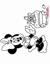 Minnie Coloring Mouse Pages Figaro Cat Disneyclips Animal Friends Book Her Bunny Disney Funstuff sketch template