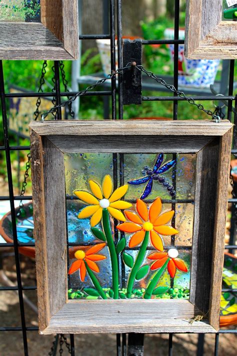 Pin By Pernille Hammer On Garden Art Fused Glass Wall Art Glass