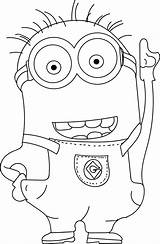 Minions Coloring Pages Minion Cool Colouring Wecoloringpage Disney Kids Despicable Sheets Hand Print Printables Printable Check Color Adult Choose Board sketch template