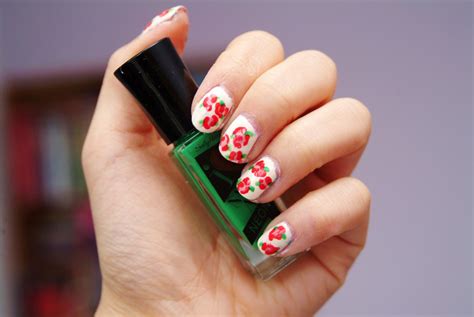 fun size beauty valentines day nail art  roses   sweetheart
