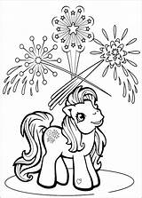 Pony Little Coloring Pages Print Color sketch template