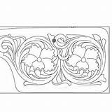 Leather Patterns Tooling Craft Pattern Carving Sheridan Leathercraft Templates Holder Key Line Style Car Projects Choose Board Flowers sketch template