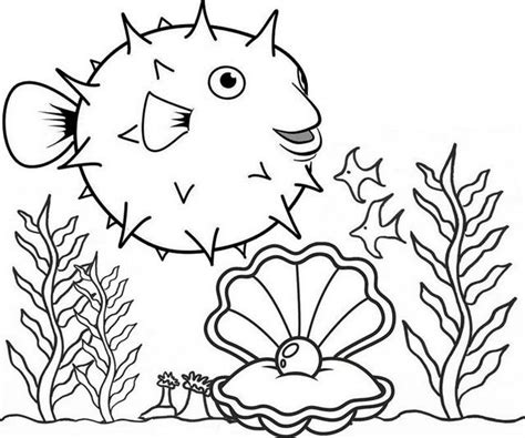pin  illustration designer  coloring pages fish coloring page