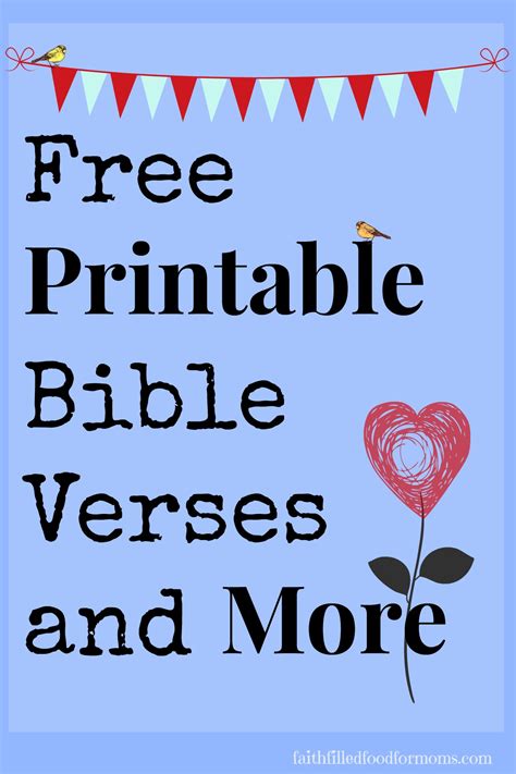 printable scripture bible verses faith filled food  moms