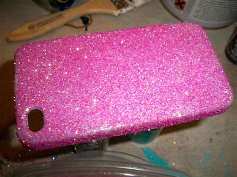 concrete cottage glitter iphone case