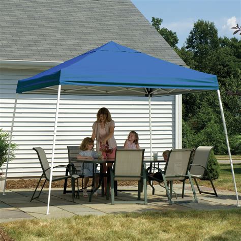 shelterlogic pop     canopy  blue cover