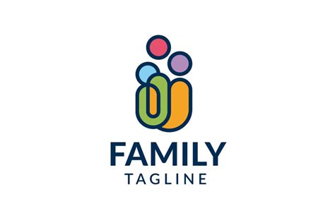 family logo branding logo templates creative market