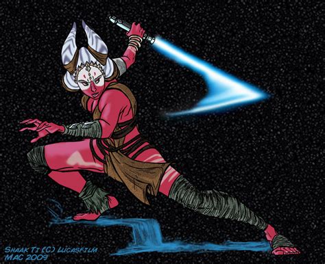 Star Wars Shaak Ti Fanart 2009 By Mattartist25 On Deviantart