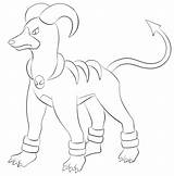 Coloring Pages Houndoom Pokemon Supercoloring Printable Getcolorings Version Click Mega Categories sketch template