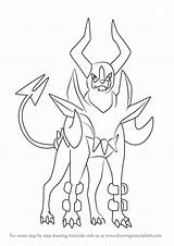 Houndoom Mega Pokemon Draw Coloring Pages Drawing Step Tutorials Learn Getcolorings Anime Getdrawings Tutorial sketch template