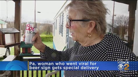Local 93 Year Old Woman Who Went Viral For Requesting More Beer Gets